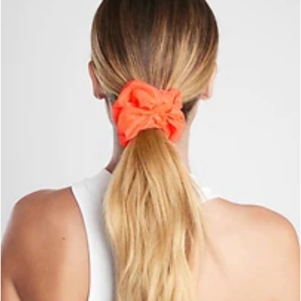 Athleta Oversized Scrunchie - Red/Orange - NWT